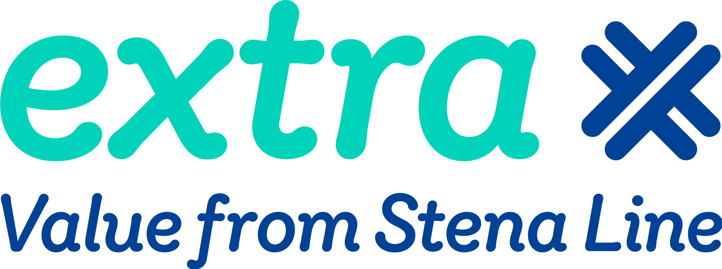 Logo til Stena Lines medlemsklub kaldet “Extra”.